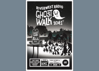 Riverwest Radio Ghost Walk. Photo courtesy of Riverwest Radio.