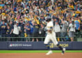 Brewers edge Padres 3-2 in NLDS opener that features bizarre play in 9th inning