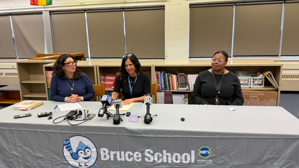 MPS Officials at Bruce Elementary in Milwaukee (October 1, 2026. Picture Nazir Spencer)