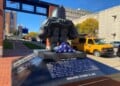 Firefighter Memorial at Station 2 Downtown (Photo: Elizabeth Lintonen)