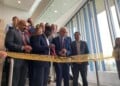 Ribbon cutting for Milwaukee County Forensic Science and Protective Medicine Facility. Photo credit: Elizabeth Lintonen.