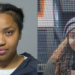 LEFT-- Amy Jones mug shot. RIGHT-- Image suspect released by Brookfield Police in alleged vehicle theft