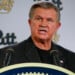 FILE - Former NFL coach and University of Pittsburgh alumnus, Mike Ditka speaks at a news conference for the retirement of the number 75 jersey for former Pittsburgh offensive lineman Jim Covert before an NCAA football game between the Pittsburgh and the Notre Dame, Saturday, Nov. 7, 2015 in Pittsburgh. (AP Photo/Keith Srakocic, File)