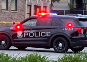 Milwaukee Police Department squad vehicle. Image credit: WTMJ News