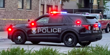 Milwaukee Police Department squad vehicle. Image credit: WTMJ News