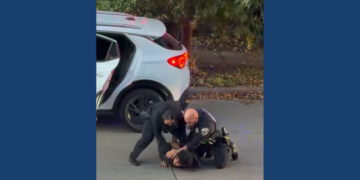Police Incident in Harambee Neighborhood- Courtesy of BIvory Lamarrs Facebook Page