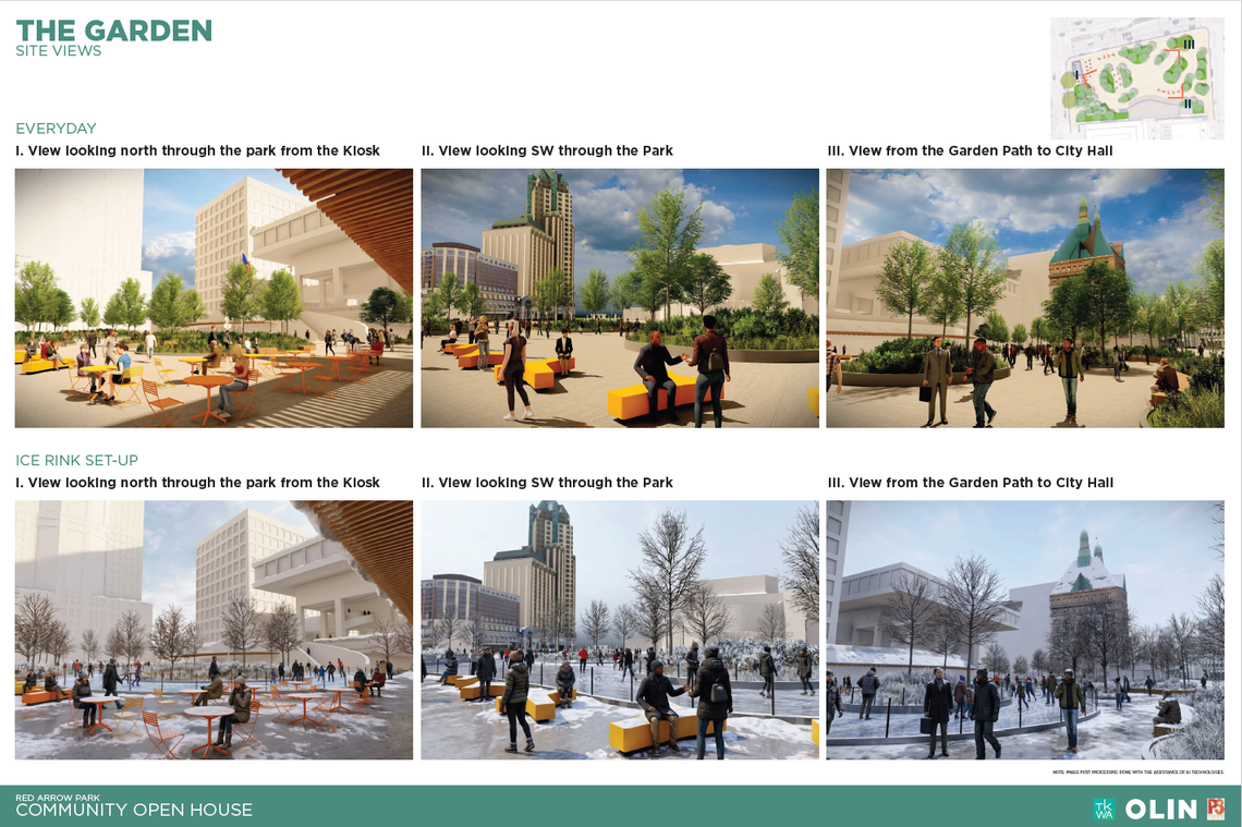 Developers seek public input for Red Arrow Park redesign - WTMJ