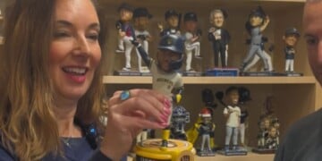 First Look: New Brewers neon bobbleheads light up Milwaukee’s unique museum